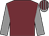 Garnet body, grey arms, grey cap, garnet striped (Y Lemonnier)