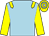 Light blue, yellow epaulets, yellow sleeves, hooped cap (P Van Der Linden)