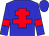 blue, red cross of lorraine, red armlets (Gilles Baudier Canarelli)