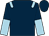 Dark blue, light blue epaulets, halved sleeves, dark blue cap (Ec Arnaud Randon)