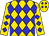 Gold, blue diamonds (Sab Nc Stable)