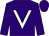 Purple, white V (Jared Brown)