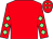 Red, light green diamonds on sleeves and cap (Mr Dave Redfern)