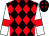 Black and red diamonds, white sleeves, red armlets (The Breden Racing Partnership)