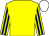 Yellow, dark blue striped sleeves, white cap (Mr T C O Gredley)