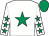 White, emerald green star, emerald green stars on sleeves, emerald green cap (GSR Syndicate)