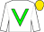 White, green 'v', gold cap (Michael H Keogh)