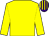 Yellow, purple & yellow striped cap (G Buggle)