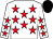 White, red stars, black cap (Mrs Pamela White)
