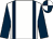 White, dark blue braces and sleeves, dark blue and white quartered cap (J Fishpool - Osborne House)