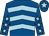 Royal blue, light blue chevrons, royal blue sleeves, light blue stars, royal blue cap, light blue star (Nrhq Ra)