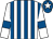 White & royal blue stripes, royal blue armlet, royal blue cap, white star (Deise Country Store Limited)
