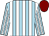 Light blue and white stripes, maroon cap (Apache Star Racing)