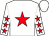 White, red star, red stars on sleeves (Maria Bowersock)