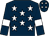 Dark blue, white stars, armlets and stars on cap (The Night Shifters)