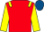 Red, yellow epaulets and sleeves, royal blue cap (Farrier Jump Jets)
