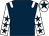 Dark blue, white epaulets, white sleeves, dark blue stars, white cap, dark blue star (The 'lord Of The Island' Syndicate)