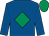 Royal blue, emerald green diamond, emerald green cap (Dr A Sedrati and Partner)