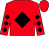 Red, black diamond, black diamonds on sleeves (Jerry Laria)