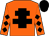 Orange, black cross of lorraine, diamonds on sleeves, black cap (Mr John J Murray)