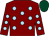 Maroon, light blue spots, dark green cap (Mr R B H Young)