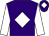 Purple, white diamond, sleeves and diamond on cap (Mrs Jennifer Woodward)