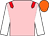 Pink, red epaulets, white sleeves, orange cap (Mr Hubert John Strecker)
