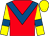 Red, royal blue chevron, yellow sleeves, royal blue armlets, yellow cap (Mr M G Ridley)