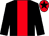 Black, red panel, red cap, black star (Maurice McCavitt)
