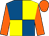 Royal blue and yellow (quartered), orange sleeves and cap (Charles Whittaker & Belinda Clarke)
