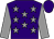 Purple, grey stars and sleeves, purple cap (Keith Ali & Eamon Murchan)