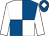 Royal blue & white quartered, white sleeves, white diamond on cap (T O'Reilly)