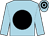 Light blue, black disc, light blue sleeves, light blue cap, black hoops (Tyson Syndicate)