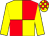 Red & yellow quartered, yellow sleeves, check cap (John Kilbane)