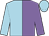 Light blue and mauve (halved), light blue cap (Mr J P L Ewart)