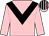 Pink, black chevron, striped cap (Eamon McElroy & Mrs John Magnier & Mrs Paul Shanahan)