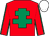 Red, emerald green cross of lorraine, red sleeves, emerald green seams, white cap (T Treacy & Sean O'Connell)