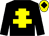 Black, yellow cross of lorraine, yellow cap, black diamond (J A Mooney & Raymond Moore Jnr & Raymond C Moore)