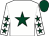 White, dark green star, dark green stars on sleeves, dark green cap (James Nash)