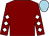 Maroon, white diamonds on sleeves, light blue cap (Mr Matthew Engel)