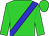 Lime green, blue sash (Barker, Carol, Refugees Stables, Llc And J And K Stables)