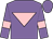 Mauve, pink inverted triangle and armlets (Mrs Lesley Ellen Awdry)