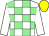 White and light green check, white sleeves, yellow cap (Power Geneva Ltd)