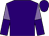 Purple, mauve and purple halved sleeves (Debestracing)