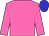 Hot pink, two blue hoops on sleeves, blue cap (Lady Sheila Stable)