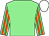 Light green, orange striped sleeves, white cap (Mrs F Shaw)