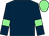 Dark blue, light green armlets, light green cap (Barry & Baroness Noakes)