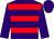 Purple, red hoops, purple sleeves and cap (Mr R L Dacombe)