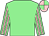 Light green, pink striped sleeves, pink and light green quartered cap (Mr A M Thomson)