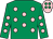 Emerald green, pink spots, pink cap, emerald green spots (M Donnellan & Alan John Tobin)